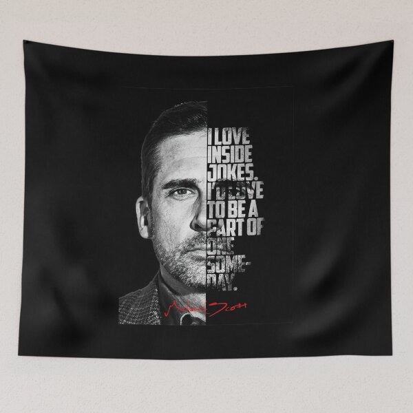 Item preview, Black and white Michael Scott The Office Quote designed and sold by Enea Kelo.