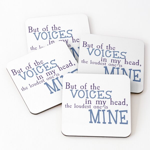 Item preview, voices in my head designed and sold by Beth Dunn.