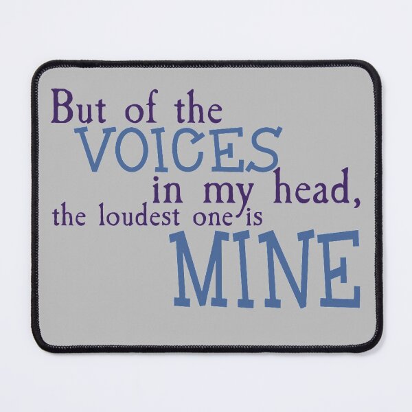 Item preview, voices in my head designed and sold by Beth Dunn.