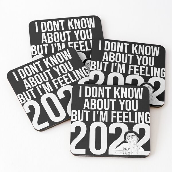 Item preview, Happy New Year 2022 '22 Monochrome Print designed and sold by Printopia-.