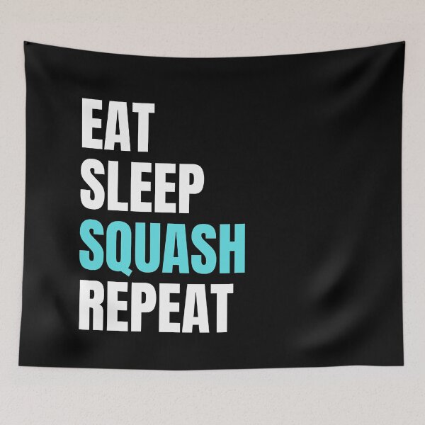 Item preview, Squash Sport | Eat, Sleep, Squash, Repeat | Squash Themed Gifts designed and sold by NostalgicLatin.