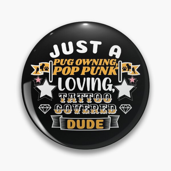 Item preview, Pug Owner, Pop Punk Lover, Tattoo Enthusiast Unique Graphic designed and sold by GO SHIRT-TEE.