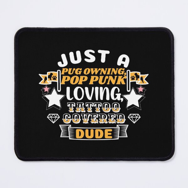 Item preview, Pug Owner, Pop Punk Lover, Tattoo Enthusiast Unique Graphic designed and sold by GO SHIRT-TEE.