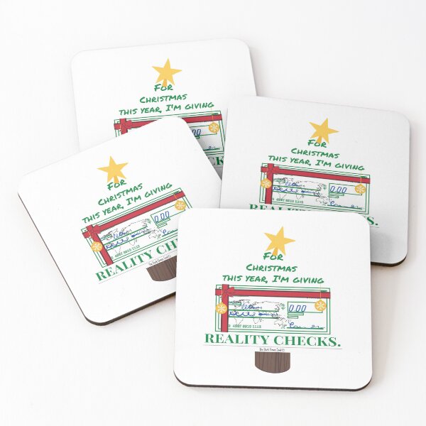 Item preview, Christmas Reality Checks designed and sold by DarkGreenSoul.