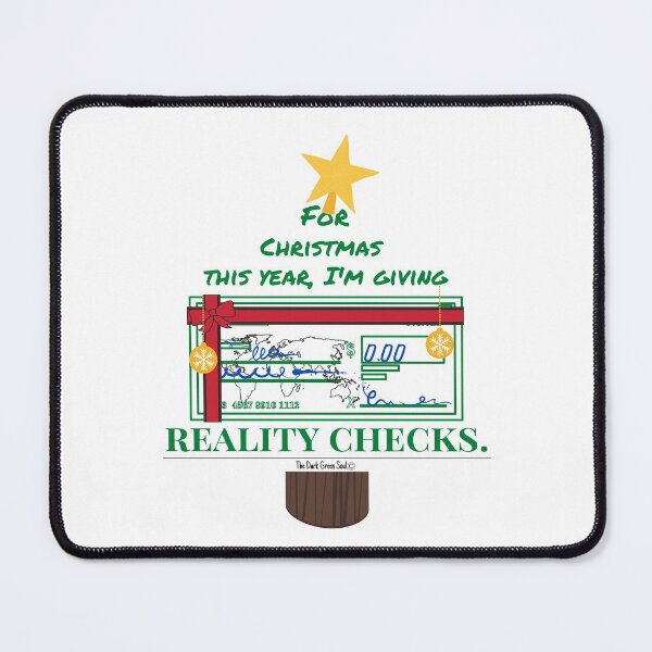 Item preview, Christmas Reality Checks designed and sold by DarkGreenSoul.