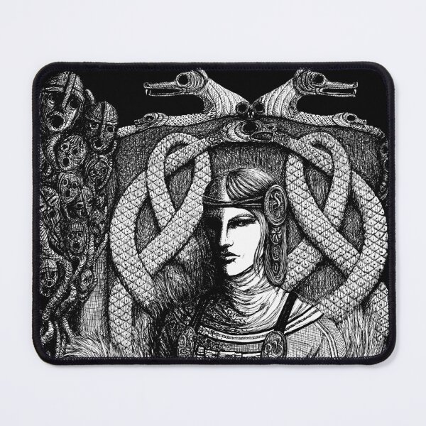 Item preview, Hel, Goddess of Underworld 2 (white print) designed and sold by Sirielle Art.