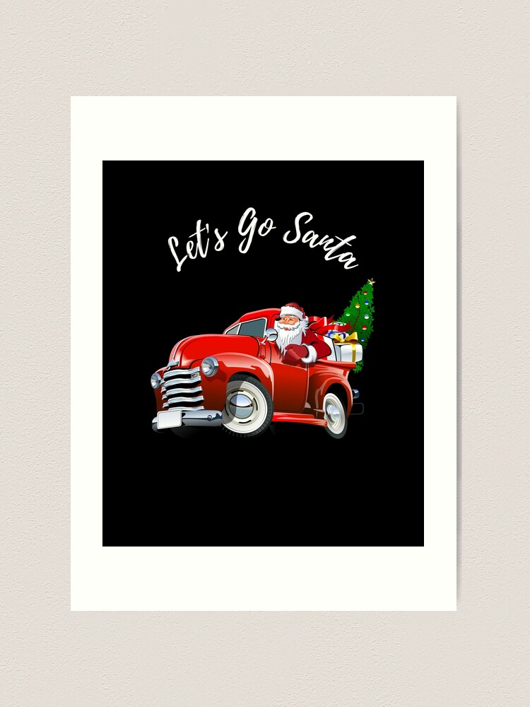 Not This Christmas Let's Go Brandon Santa Claus Car Decal - Tagotee