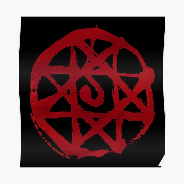 Blood Seal Poster For Sale By Bertoni Lee Redbubble   Poster,504x498,f8f8f8 Pad,600x600,f8f8f8.u2 