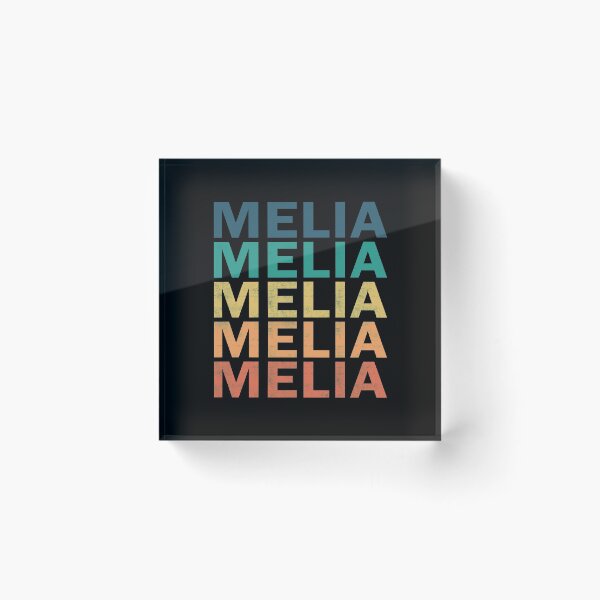 Item preview, Melia Name T Shirt - Melia Vintage Retro Melia Name Gift Item Tee designed and sold by mackpatsy.