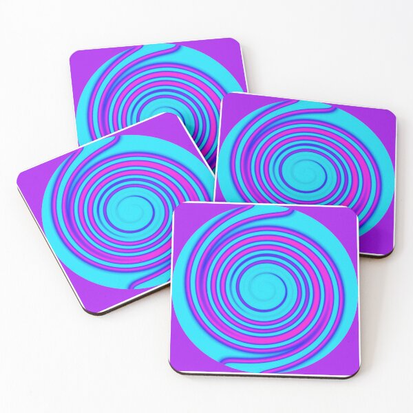 Item preview, Retro Purple Blue Spiral  designed and sold by SillaHoekstra.
