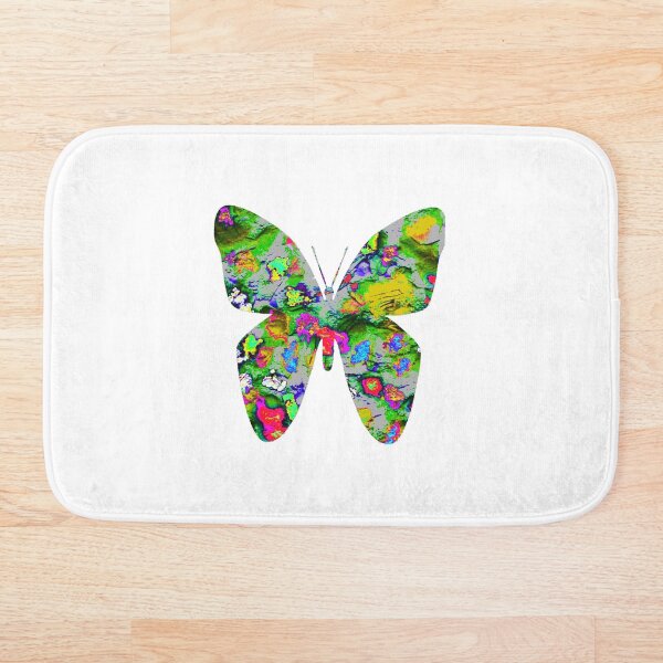 Artikelvorschau, Hell leuchtender Schmetterling mit bunten Flügeln und bunten Mustern entworfen und verkauft von Vager.