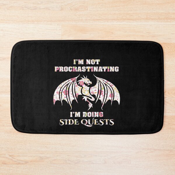 Item preview, Im Not Procrastinating Im Doing Side Quests Funny RPG Gamer Dragons  designed and sold by Theparticular.