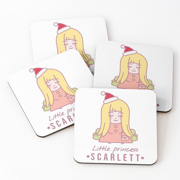 Item preview, Little princess Scarlett | Merry Christmas | Happy New Year designed and sold by AnnaRuz.