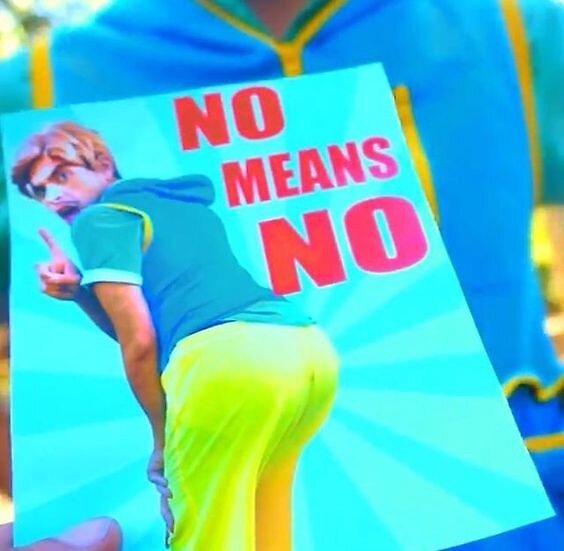 "No Means No! Brandon Rogers" by ShyCactus  Redbubble