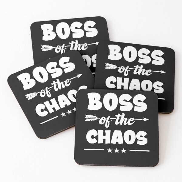 Item preview, Funny Great Boss Workplace Humor Boss of Chaos Manager designed and sold by MagicSD Designs.