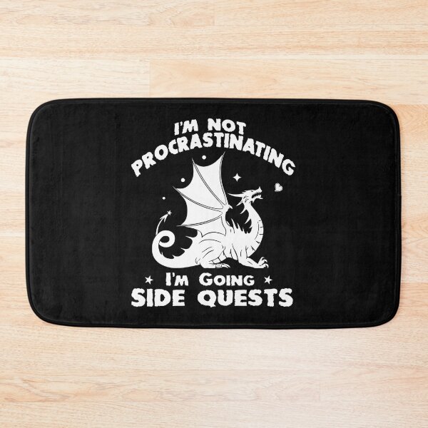 Item preview, Im Not Procrastinating Im Doing Side Quests Funny RPG Gamer Dragons  designed and sold by Theparticular.