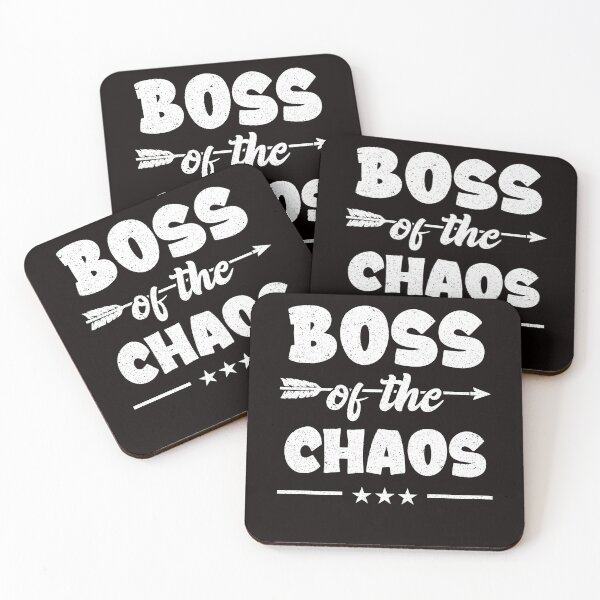 Item preview, Funny Great Boss Workplace Humor Boss of Chaos Manager designed and sold by MagicSD Designs.