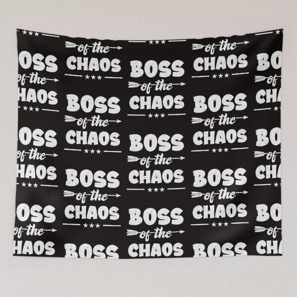 Item preview, Funny Great Boss Workplace Humor Boss of Chaos Manager designed and sold by MagicSD Designs.
