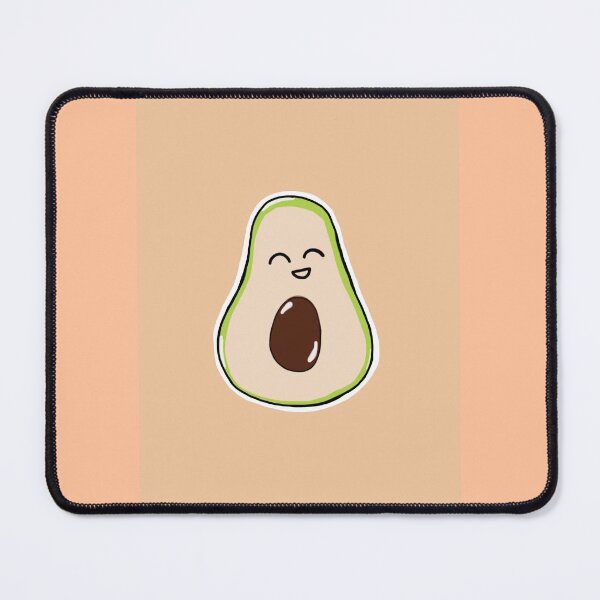 Item preview, Happy and cute beige and green avocado design designed and sold by Barolina.