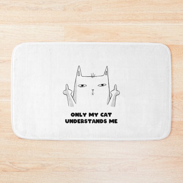 Item preview, Only My Cat Understands Me designed and sold by ArteSilenziosa.