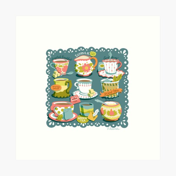 Item preview, Teacups designed and sold by Elizabeth Dulemba.