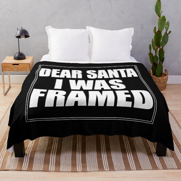 Item preview, Dear Santa I was Framed Funny Christmas Present Men women designed and sold by RS-Collections.