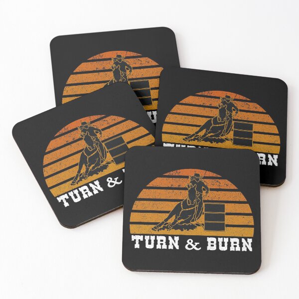 Item preview, Turn And Burn Barrel Racing  designed and sold by franktact.