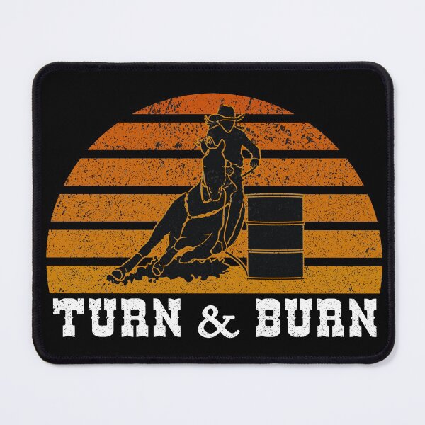 Item preview, Turn And Burn Barrel Racing  designed and sold by franktact.