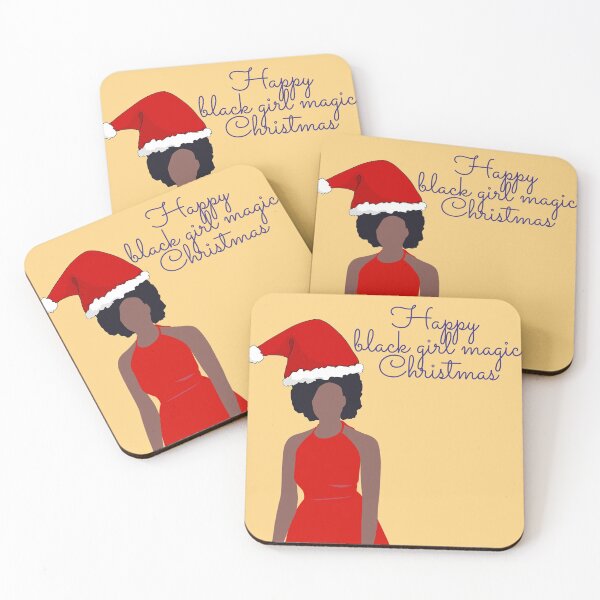 Item preview, Happy black girl magic Christmas designed and sold by ZiigCreatives.