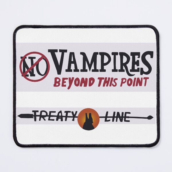 Item preview, Twilight treaty line sign in Forks stickers designed and sold by ArtsyShachar.