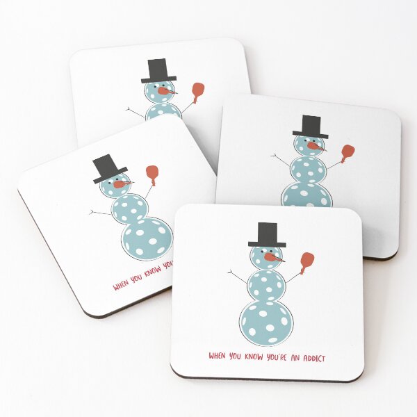 Item preview, Funny Pickleball Snowman designed and sold by whyitsme.