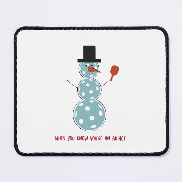 Item preview, Funny Pickleball Snowman designed and sold by whyitsme.