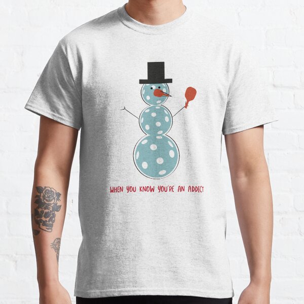 Item preview, Funny Pickleball Snowman designed and sold by whyitsme.