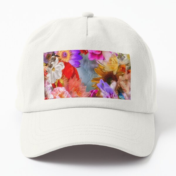 flower and color Dad Hat