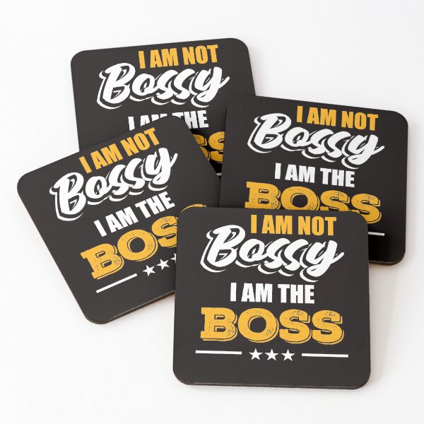 Item preview, I Am Not Bossy I Am The Boss Funny Great Boss designed and sold by MagicSD Designs.