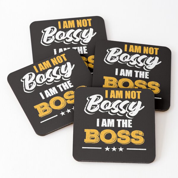 Item preview, I Am Not Bossy I Am The Boss Funny Great Boss designed and sold by MagicSD Designs.