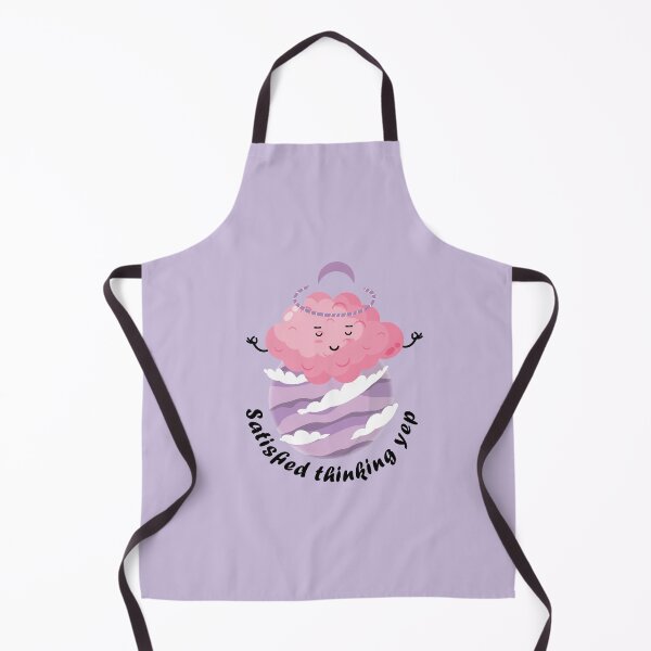 Item preview, Satisfied brain - Positive thinking funny cartoon designed and sold by PastaPrint.