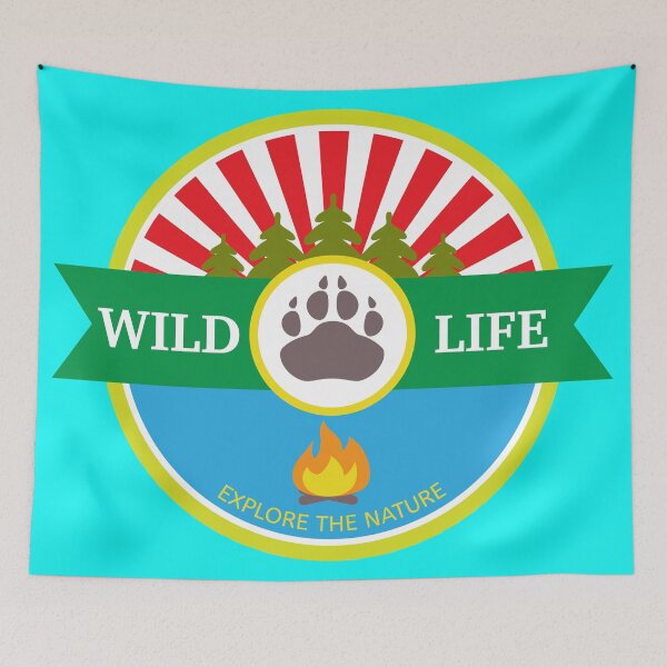 Item preview, logo stiker camp nature warna  designed and sold by yunengsih.