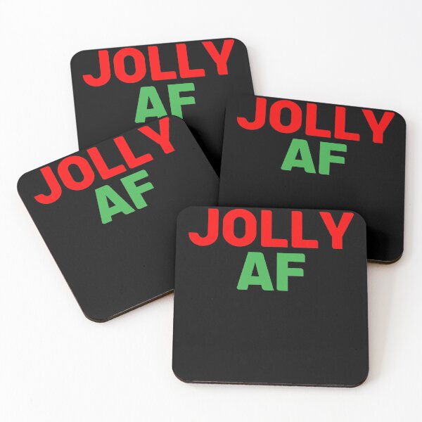 Item preview, Inappropriate Christmas Shirt- Jolly AF designed and sold by BatShirtsCrazy.