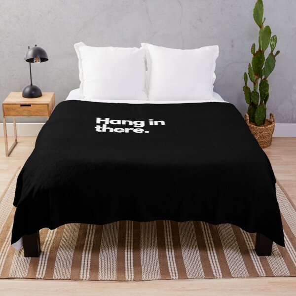 Item preview, Hang in there simple motivational design white letters designed and sold by Evartdesign.