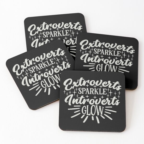 Item preview, Extroverts sparkle introverts glow designed and sold by pnkpopcorn.
