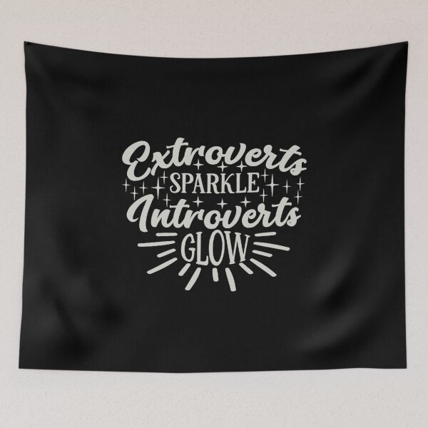 Item preview, Extroverts sparkle introverts glow designed and sold by pnkpopcorn.