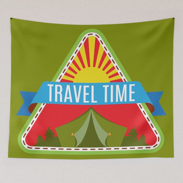 Item preview, stiker logo travel segel ciri has  designed and sold by yunengsih.