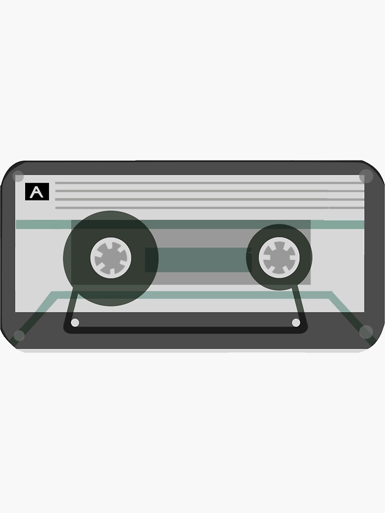 “Cassette Tape Sticker” Sticker by anomaliesinc | Redbubble
