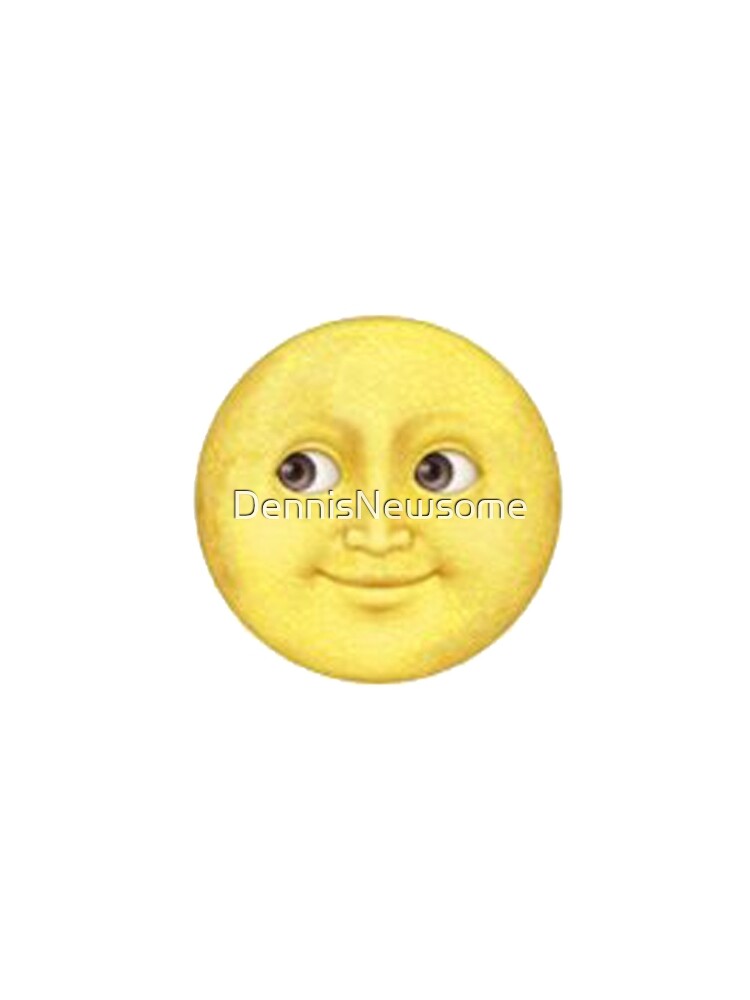 yellow-moon-face-emoji-graphic-t-shirt-by-dennisnewsome-redbubble