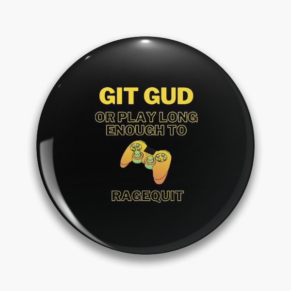 Artikelvorschau, Git Gud oder RageQuit-Gamecontroller entworfen und verkauft von RareLoot19.