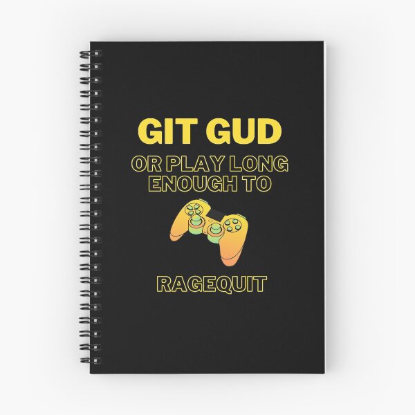Item preview, Git Gud Or RageQuit Game Controller designed and sold by RareLoot19.