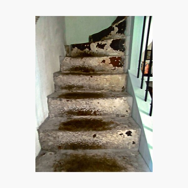 The staircase in the cottage at Colebrooke, Derry Photographic Print