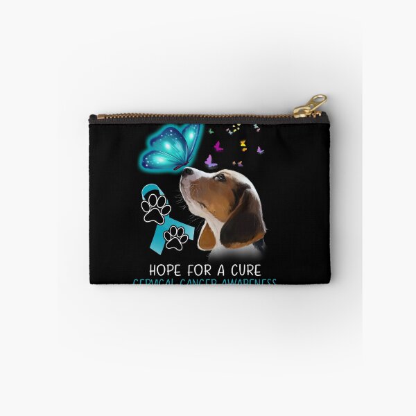 Item preview, Beagle Hope For A Cure Cervical Cancer Awareness designed and sold by Grooffos.