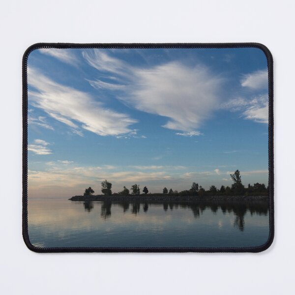 Item preview, Blue and White Serenity - a Lakefront Stillness designed and sold by Georgia Mizuleva.
